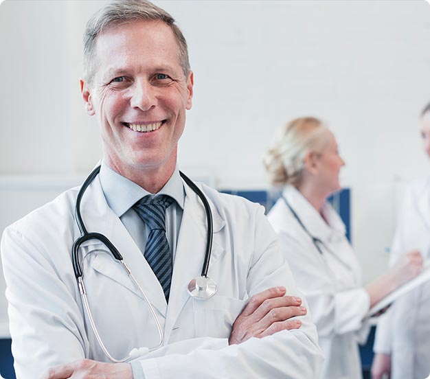 Senior doctor at Mediserv Hospital